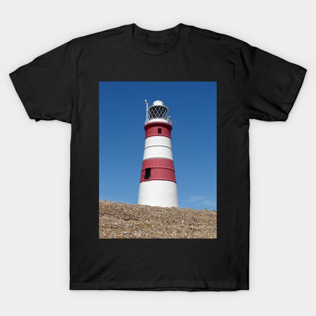 Orfordness Lighthouse T-Shirt by Chris Petty